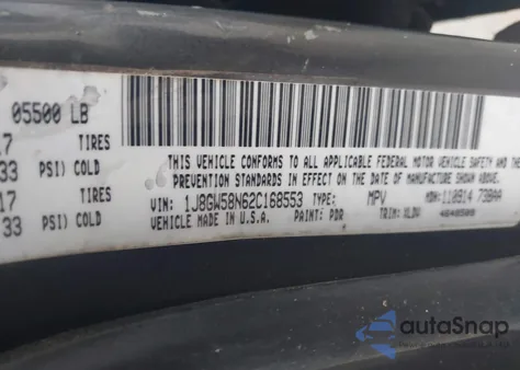 2002 Jeep Grand Cherokee Limited from USA, damaged, VIN 1J8GW58N62C168553